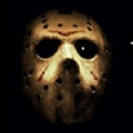 Jason hockey mask avatar, classic horror vibe