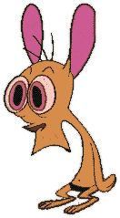 Quirky cartoon rabbit character avatar from forum profile