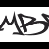 Graffiti-style tag art reading 'MB'
