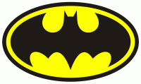 Classic Batman logo, a nostalgic pop-culture icon