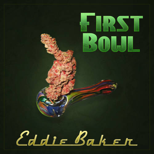 First bowl of the day, weed-themed album art