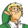 Link fan art avatar with a smug grin
