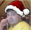 Santa hat selfie avatar, holiday forum vibes