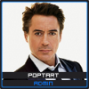 Retro celebrity portrait avatar of Robert Downey Jr.