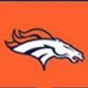 Bronco head logo, classic sports team emblem