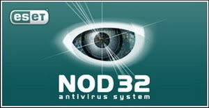 Classic NOD32 antivirus logo shared in software thread