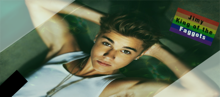 Justin Bieber meme with rainbow pride tag edit