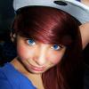 Blue-eyed selfie avatar, early-2010s webcam vibes