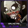 Skull-faced zombie avatar with menacing grin