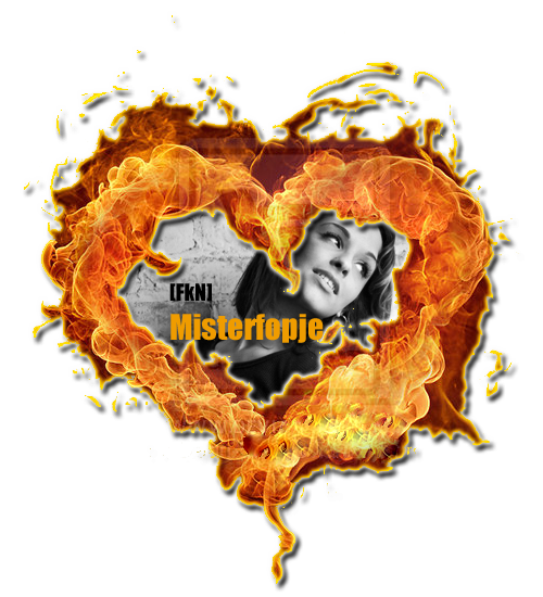 Flaming heart signature with FkN crew tag