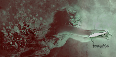 Ghostly abstract signature art with smoky green textures