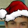 Santa hat selfie avatar, holiday forum vibes