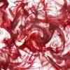 Swirling red smoke abstract GFX piece