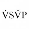Sleek minimalist VSVP monogram logo design