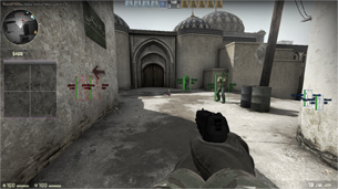 Classic CS 1.6 aim-hack overlay, De_dust-era nostalgia