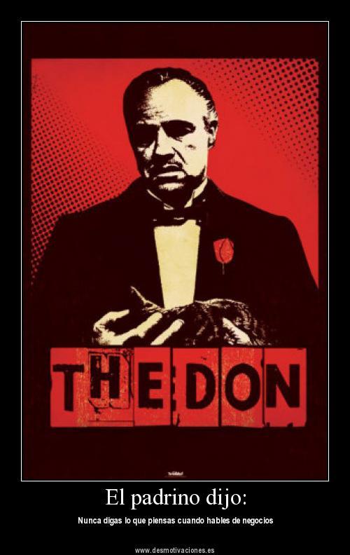 Godfather meme: never reveal your business thoughts