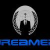 Anonymous mask GFX art with 'DREAMER' text