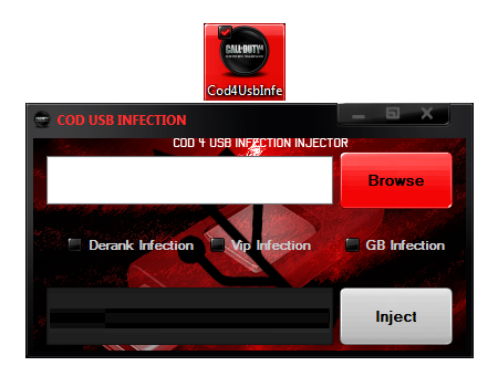 COD4 USB Infection injector tool screenshot